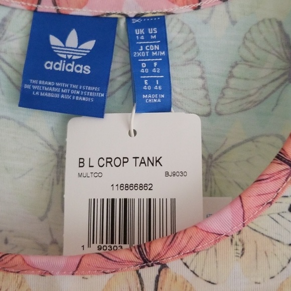 ** SOLD!** NWT! ADIDAS CROP TANK IS - Picture 2 of 6